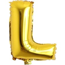 Çıtı Pıtı Store L Harfi Gold Folyo Balon