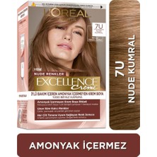 L'Oréal Paris Excellence Creme 7u Nude Kumral Saç Boyası 2'li Set