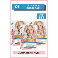 L'Oréal Paris Excellence Pure Blond 01 Ultra Açık Doğal Sarı Saç Boyası 3'lü Set