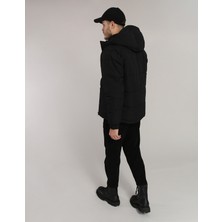 Jack & Jones Jcootto Puffer Sn Siyah Erkek Mont 12214648-Black