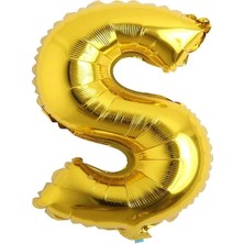 Çıtı Pıtı Store S Harfi Gold Folyo Balon
