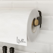 Lamizon Ahşap Bar Modern Rulo Kağıt Havluluk Askısı Peçetelik Kağıt Havlu Rafı