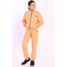 Toontoy Kids Toontoy Kız Çocuk Cüzdan Detaylı Eşofman Takımı