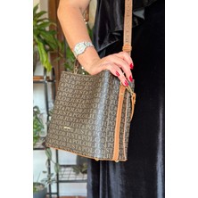 Galb Leather Ayarlanabilir Uzun Askılı Kadın Çanta Cüzdan Seti 2117-GD