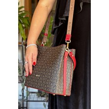 Galb Leather Ayarlanabilir Uzun Askılı Kadın Çanta Cüzdan Seti 2117-GD