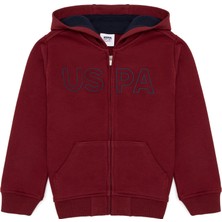 U.S. Polo Assn. Erkek Çocuk Vişne Sweatshirt 50254533-VR223