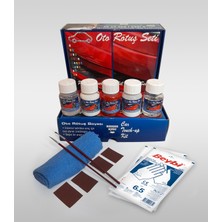 E-Ucuz Ral 7011 Demir Grisi Çizik Giderici Oto Rötuş Seti