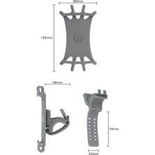 Pufwin Universal 360° Dönebilen Bisiklet Telefon Tutucu