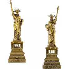 Dünyadan Hediyeler Retro Metal Özgürlük Heykeli Bronz 25 cm