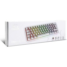 Sarftech T60 Siyah/pembe/beyaz Mavi Switch Rgb Klavye Kablolu Gaming Oyuncu Klavyesi