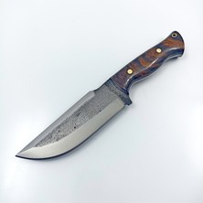 5160 Karbon Çelikten Hakiki El Dövmesi Av Bıçağı , Outdoor Bıçak , Bushcraft Bıçak