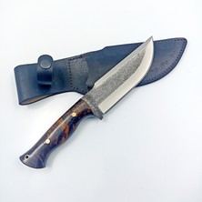 5160 Karbon Çelikten Hakiki El Dövmesi Av Bıçağı , Outdoor Bıçak , Bushcraft Bıçak