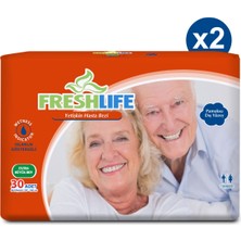 2'li Freshlife Xlarge Yetişkin Hasta Bezi 30X2 (60 Adet)