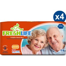 4'lü Freshlife Small Yetişkin Hasta Bezi 30X4 (120 Adet)