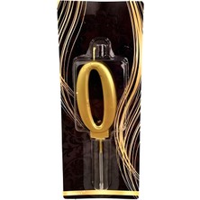 Çıtı Pıtı Store 0 Yaş Gold Rakam Mum