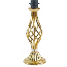 Dekovien Modern Gold Burgu Ayak Bordo Abajur