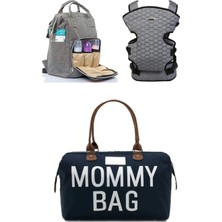 Lui Tasarım Anne Bebek Bakım Sırt Çantası, Bebek Taşıma Kanguru ve Mommy Bag Anne Bebek Bakım Çantası