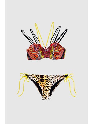 Ayyıldız 5516 Leopar Bikini Takımı