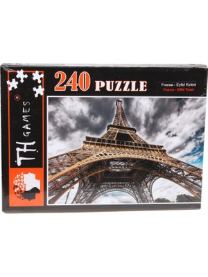 TH Games 240 Parça Kutulu Puzzle - En Gözde Şehirler : Eyfel Kulesi