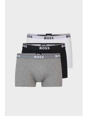 Boss Streç Pamuklu 3 Pack Boxer Erkek Boxer 50475274 999