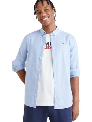 Tommy Hilfiger Tjm Slim Stretch Oxford Erkek Gömlek