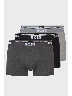 Boss Streç Pamuklu 3 Pack Boxer Erkek Boxer 50475274 061
