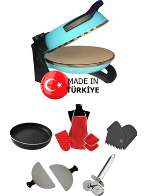 Gözdehome Erato Taşfırınım Doğal Taş Tabanlı Pizza Makinesi Taş Fırın Seti Hediyeli