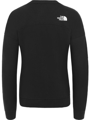 The North Face Drew Peak Kadın Siyah Bisiklet Yaka Sweatshirt