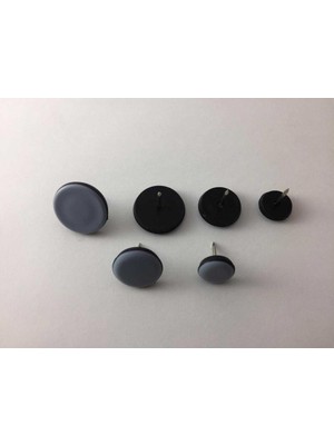 Dizaynaks Sandalye Koltuk Keçesi Teflon Plastik Çivili 30 Mm.-4 Adet