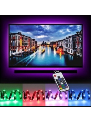 Hazar Led 5 Metre Televizyon Monitör Arkası Rgb Şerit LED Aydınlatma