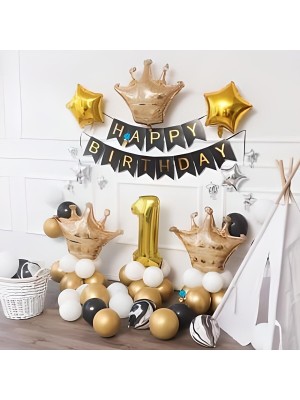 Çıtı Pıtı Store 1 Yaş Kral Taçlı Doğum Günü