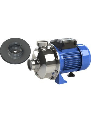 Sumak Smınox/K-100-S Sıcak Su Paslanmaz Santrifüj Pompa Kapalı Fan 90  Derece Monofaze (220v) 1hp