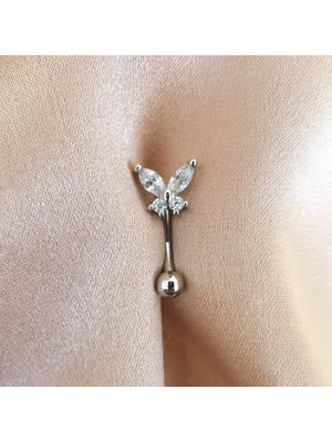 Bylin Cerrahi Çelik Muz Piercing / Banana Piercing / Rook Piercing / Kaş Piercing - 1 Adet