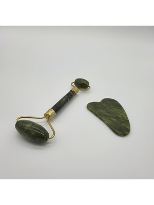 Naturachi Yeşim Taşı Gua Sha Yüz Masaj Seti