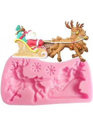 Coşan Pastacılık Silikon Kalıp Yılbaşı Kızağı