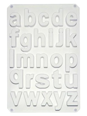 Coşan Pastacılık Silikon Kalıp Küçük Harf Alfabe