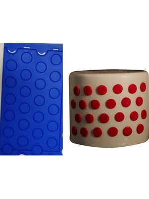 Coşan Pastacılık Silikon Pasta Transfer Kalıp Noktalı
