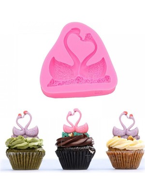 Coşan Pastacılık Silikon Kalıp Ikili Kuğular