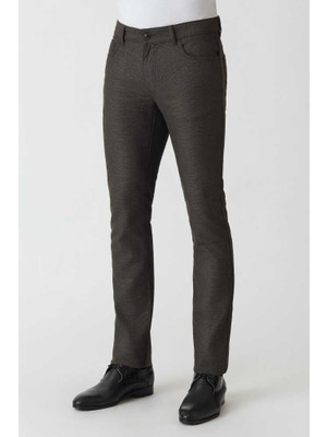 Bisse Erkek Slim Fit 5 Cep Spor Pantolon Haki