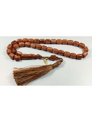 Iskeçe Tesbih Ebu Zeyn Usta Işi Imzalı Kondüsyon Harikası Kanayan Bağa