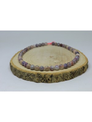 Yaşam Tohumu Turmalin Taşı Ebruli Renkler Yarım Dizi 8mm (18CM Uzunluğundadır)