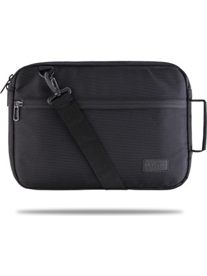 Classone  WSM140 Monza Serisi ,13-14" Su Geçirmez Kumaş ve Fermuar Laptop,notebook Çantası-Siyah
