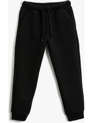 Koton Basic Jogger Eşofman Altı Beli Bağlamalı Kapitone