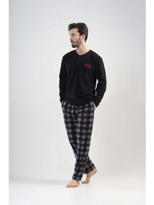 Kompedan AW22 Vnt. 2010560168 Erkek Uzun Kol Polar Eşofman