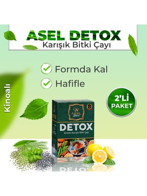 Asel Detox Form  Kinoa Bitki Çayı (2'li Set)