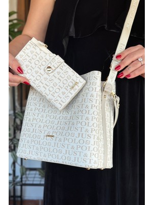 Galb Leather Ayarlanabilir Uzun Askılı Kadın Çanta Cüzdan Seti 2117-GD