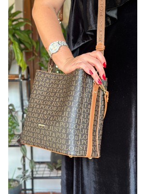 Galb Leather Ayarlanabilir Uzun Askılı Kadın Çanta Cüzdan Seti 2117-GD
