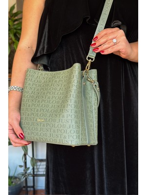 Galb Leather Ayarlanabilir Uzun Askılı Kadın Çanta Cüzdan Seti 2117-GD