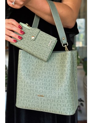 Galb Leather Ayarlanabilir Uzun Askılı Kadın Çanta Cüzdan Seti 2117-GD