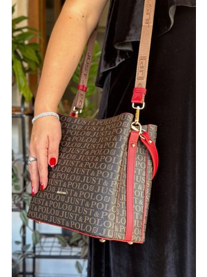 Galb Leather Ayarlanabilir Uzun Askılı Kadın Çanta Cüzdan Seti 2117-GD